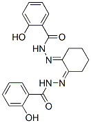 1,2-Cyclohexanedione bis(2-hydroxybenzoyl hydrazone) Struktur