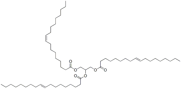 9-Octadecenoic acid (Z)-, 1,2,3-propanetriyl ester, oxidized, sulfited, sodium salts Struktur