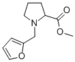 METHYL 1-(2-FURYLMETHYL)PYRROLIDINE-2-CARBOXYLATE Struktur