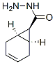 Bicyclo[4.1.0]hept-3-ene-7-carboxylic acid, hydrazide, (1alpha,6alpha,7beta)- (9CI) Struktur