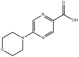 5-(4-MORPHOLINYL)-2-PYRAZINECARBOXYLIC ACID Struktur