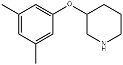 3-(3,5-DIMETHYLPHENOXY)PIPERIDINE Struktur