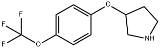 3-[4-(TRIFLUOROMETHOXY)PHENOXY]PYRROLIDINE Struktur