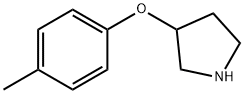 3-(4-METHYLPHENOXY)PYRROLIDINE Struktur