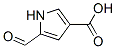 1H-Pyrrole-3-carboxylic  acid,  5-formyl- Struktur