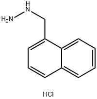 (naphthalen-1-ylmethyl)hydrazine hydrochloride Struktur