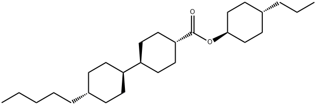 4-propylcyclohexyl [trans[trans(trans)]]-4'-pentyl[1,1'-bicyclohexyl]-4-carboxylate  Struktur