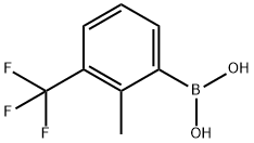 2-甲基-3-三氟甲基苯硼酸 結(jié)構(gòu)式