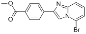 4-(5-Bromo-imidazo[1,2-a]pyridin-2-yl)-benzoic acid methyl ester Struktur