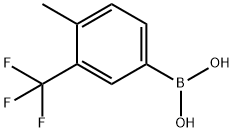 4-Methyl-3-trifluoromethyl-phenylboronic acid Struktur