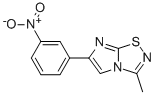 3-Methyl-6-(3-nitro-phenyl)-imidazo[1,2-d][1,2,4]thiadiazole
 Struktur