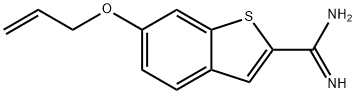 6-(allyloxy)benzo[b]thiophene-2-carboxiMidaMide Struktur