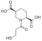 2,5-Piperidinedicarboxylic acid, 1-(3-mercapto-1-oxopropyl)-, cis- Struktur