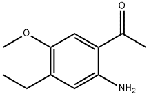 Ethanone,1-(2-amino-4-ethyl-5-methoxyphenyl)- Struktur