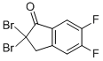 2,2-DIBROMO-5,6-DIFLUORO-2,3-DIHYDRO-1H-INDEN-1-ONE Struktur