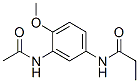 Propanamide,  N-[3-(acetylamino)-4-methoxyphenyl]- Struktur