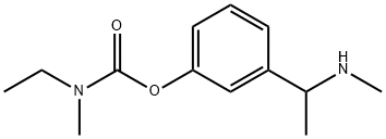 3-(1-(MethylaMino)ethyl)phenyl ethyl(Methyl)-carbaMate Struktur