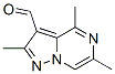 Pyrazolo[1,5-a]pyrazine-3-carboxaldehyde, 2,4,6-trimethyl- (9CI) Struktur