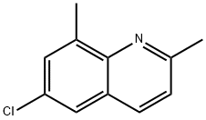 6-CHLORO-2,8-DIMETHYLQUINOLINE Struktur