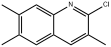 2-CHLORO-3,6,7-TRIMETHYLQUINOLINE Struktur