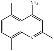 4-AMINO-2,5,8-TRIMETHYLQUINOLINE Struktur