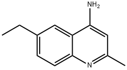 4-AMINO-6-ETHYL-2-METHYLQUINOLINE Struktur