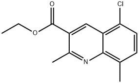 5-CHLORO-2,8-DIMETHYLQUINOLINE-3-CARBOXYLIC ACID ETHYL ESTER price.