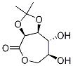 2,3-O-Isopropylidene-L-gulonolactone Struktur