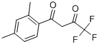 1-(2,4-dimethylphenyl)-4,4,4-trifluorobutane-1,3-dione Struktur