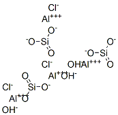 Aluminum chloride hydroxide silicate Struktur