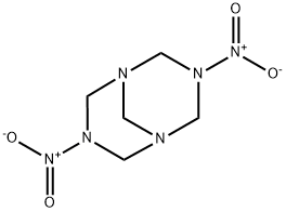 3,7-dinitro-1,3,5,7-tetraazabicyclo[3.3.1]nonane  Struktur