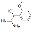 Benzeneethanimidamide,  -alpha--hydroxy-2-methoxy- Struktur