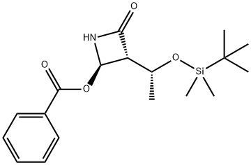 (3R,4R)-4-Benzoyloxy-3-(1-tert-butyldimethlsilyloxy]ethyl)azetidin-2-one Struktur