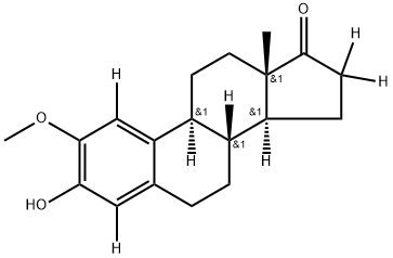 2-Methoxyestrone-d4 Struktur