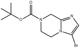 TERT-BUTYL 3-BROMO-5,6-DIHYDROIMIDAZO[1,2-A]PYRAZINE-7(8H)-CARBOXYLATE price.