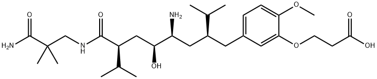 3'-DesMethoxy Aliskiren 3'-Carboxylic Acid Struktur