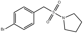 1-(4-BROMOBENZYLSULFONYL)PYRROLIDINE Struktur