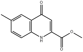 METHYL 4-HYDROXY-6-METHYLQUINOLINE-2-CARBOXYLATE Struktur