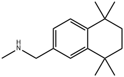 N,5,5,8,8-PENTAMETHYL-(5,6,7,8-TETRAHYDRONAPHTH-2-YLMETHYL)AMINE Struktur