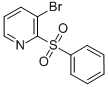 PYRIDINE, 3-BROMO-2-(PHENYLSULFONYL)- Struktur