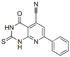 Pyrido[2,3-d]pyrimidine-5-carbonitrile,  1,2,3,4-tetrahydro-4-oxo-7-phenyl-2-thioxo- Struktur