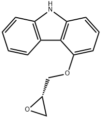 (S)-(+)-4-(2,3-EPOXYPROPOXY)CARBAZOLE Struktur