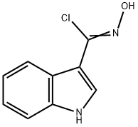 N-HYDROXY-1H-INDOLE-3-CARBOXIMIDOYL CHLORIDE Struktur