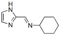 Cyclohexanamine,  N-(1H-imidazol-2-ylmethylene)- Struktur