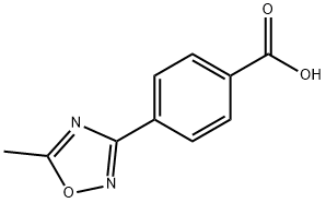 4-(5-METHYL-1,2,4-OXADIAZOL-3-YL)BENZOIC ACID Structure