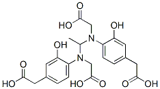 N,N'-bis(hydroxycarbonylmethyl)-N,N'-bis(alpha-hydroxycarbonyl-2-hydroxytolyl)diaminoethane Struktur