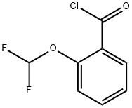 2-(difluoromethoxy)benzoyl chloride Struktur