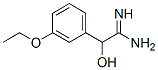 Benzeneethanimidamide,  3-ethoxy--alpha--hydroxy- Struktur