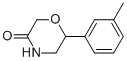 6-M-TOLYL-MORPHOLIN-3-ONE Struktur