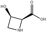 2-Azetidinecarboxylic acid, 3-hydroxy-, (2S,3R)- Struktur